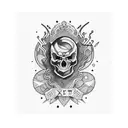 anxiety tattoo design idea