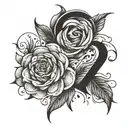 numbers 11, 18 and 30 small minimalistic sketches tattoo design idea