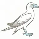 Fun Blue Footed Booby  tattoo design idea