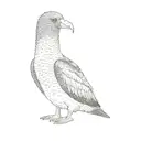 a blue footed booby tattoo design idea