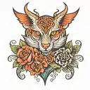 Herz tattoo design idea