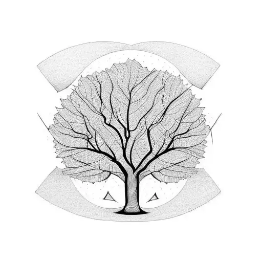 Mulberry Tree tattoo design idea