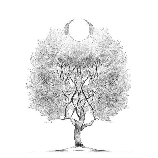 Mulberry Tree tattoo design idea