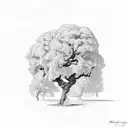 Mulberry Tree tattoo design idea