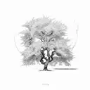 Mulberry Tree tattoo design idea