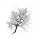 Mulberry Tree tattoo design idea