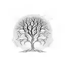 Mulberry Tree tattoo design idea