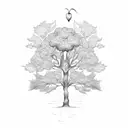 Mulberry Tree tattoo design idea