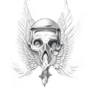 archangel Raphael  tattoo design idea