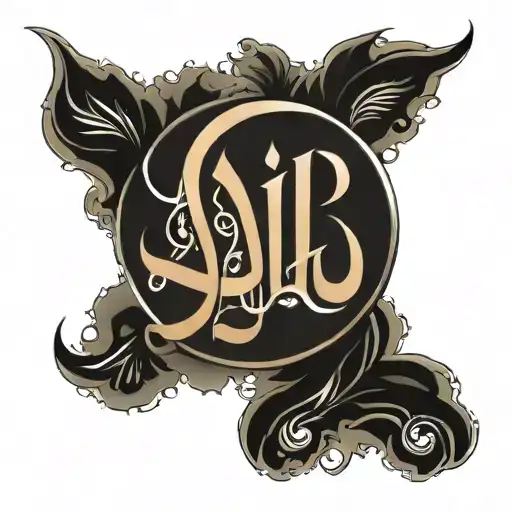 Allah tattoo design idea