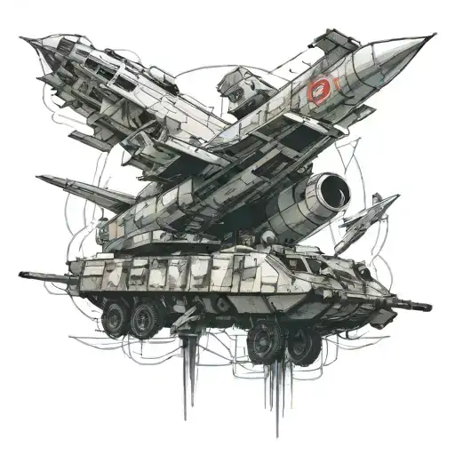 anti-aircraft missile system С-400, the buttonhole of the aerospace forces, radar tattoo design idea