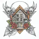 construction tattoo design idea