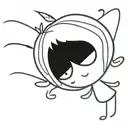 Fairy tattoo design idea