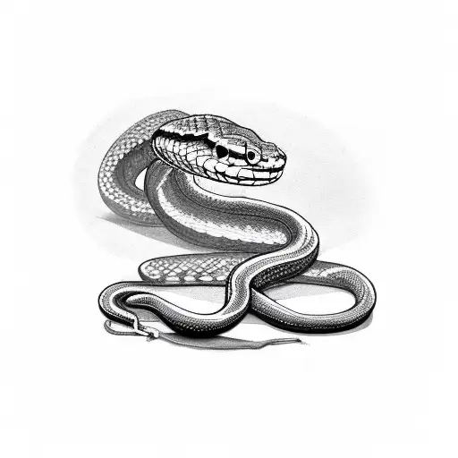 a snake wrapped around a bottle of whiskey tattoo design idea