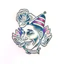 Always lucky tattoo design idea