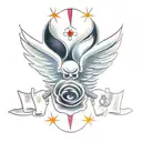 Always lucky tattoo design idea