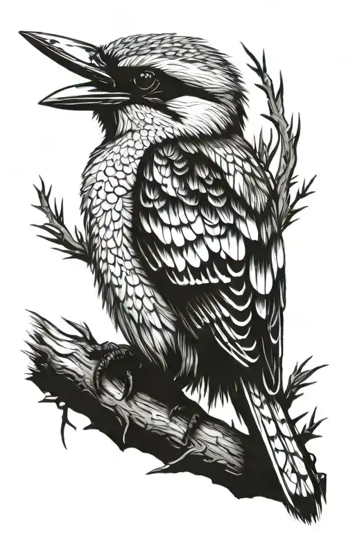 kookaburra tattoo design idea