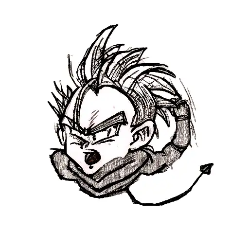 Dragon ball z tattoo design idea