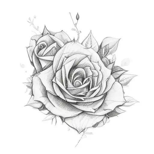 florals and greenery sleeve representing authenticity, integrity, self love, community, & daring tattoo design idea