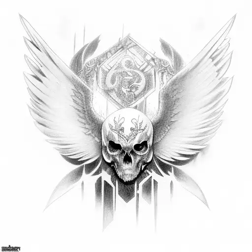 seraph tattoo design idea