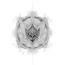 seraph mandala tattoo design idea