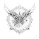 seraph mandala tattoo design idea