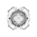 seraph mandala tattoo design idea