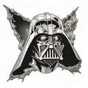 darth vader tattoo design idea