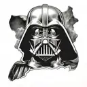 darth vader tattoo design idea