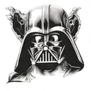 darth vader tattoo design idea