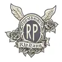  a tombstone with "RIP Grandma"  tattoo design idea