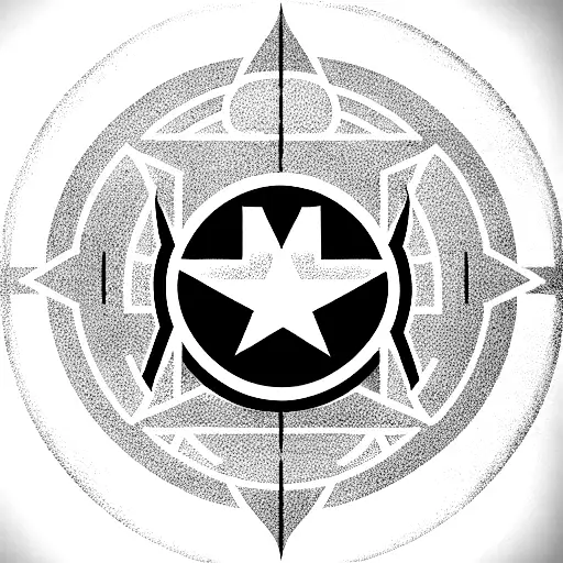 West Ham united logo with Europa conference league trophy tattoo design idea