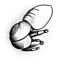 hermit crab shell morphed into human heart  tattoo design idea