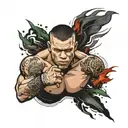 nate diaz tattoo design idea
