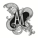 Ashley Allison ambigram tattoo design idea