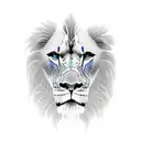 Daniel in the lions den tattoo design idea