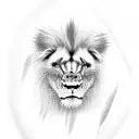 Daniel in the lions den tattoo design idea