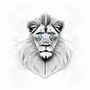 Daniel in the lions den tattoo design idea