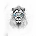 Daniel in the lions den tattoo design idea