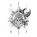mix with mauri tattoo on full arm tattoo design idea