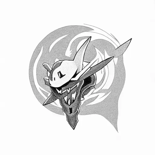 pokemon marowak tattoo design idea