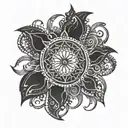 sudarshan chakra tattoo design idea