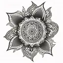 sudarshan chakra tattoo design idea