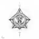 Symbolic representation of the Holy Trinity tattoo design idea