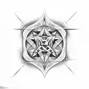 Symbolic representation of the Holy Trinity tattoo design idea