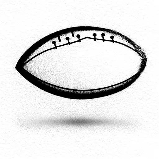 Football, writing and music tattoo design idea
