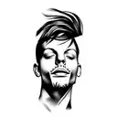 Create a tattoo design inspired by the Louis Tomlinson song 'Don't Let It Break Your Heart'. Incorporate elements that r tattoo design idea