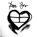 Create a tattoo design inspired by the Louis Tomlinson song 'Don't Let It Break Your Heart'. Incorporate elements that r tattoo design idea