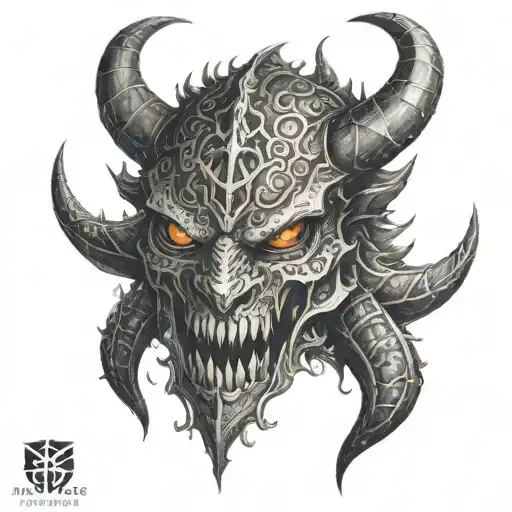 diablo video game tattoo design idea
