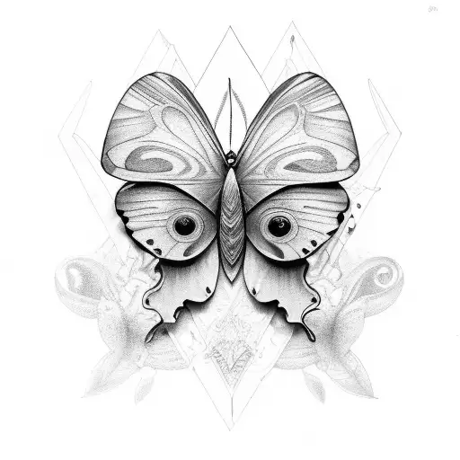 mariposa  tattoo design idea